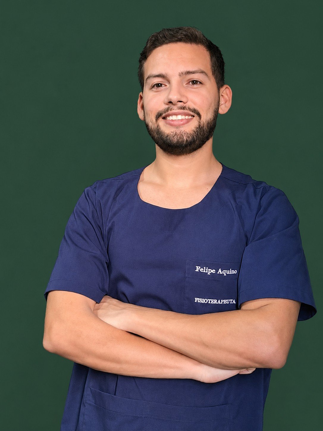 Retrato de Felipe Aquino, fisioterapeuta